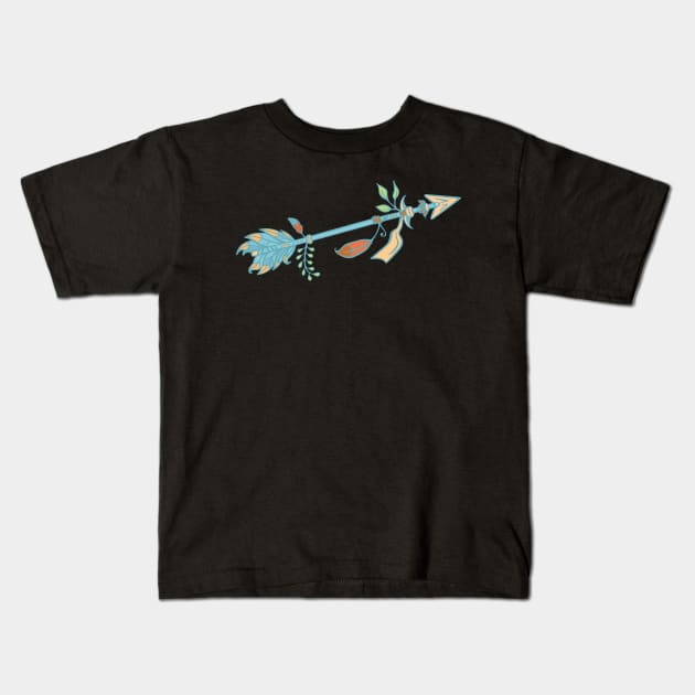 Boho Arrow Kids T-Shirt by Peter the T-Shirt Dude